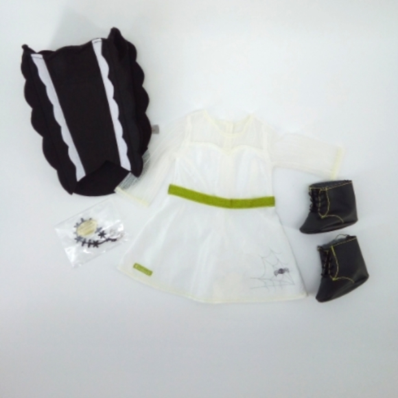 AG Truly Me Mod Monster Bride of Frankenstein Halloween American Girl Outfit Set - Picture 4 of 15
